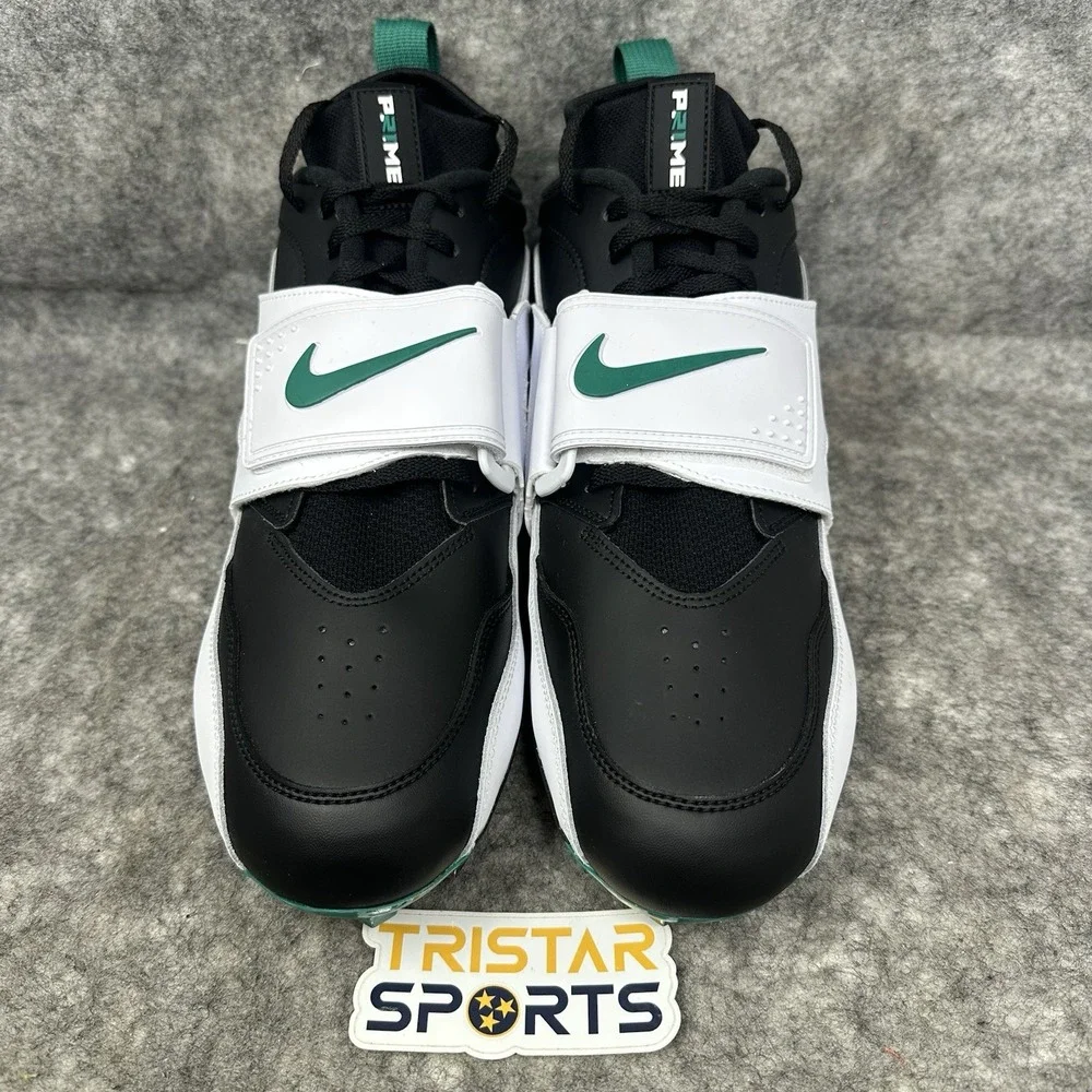 Nike Vapor Edge DT 93 TD Football Cleats Mens Size 12 White Black Green Deion